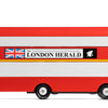 Candylab red London bus line 13 to Tower Hill with packaging | Conscious Craft